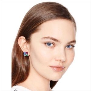 kate spade new york multi-cluster stud earrings